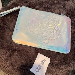 Iridescent Kenzo pouch